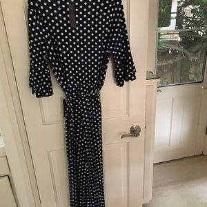 venus polka dot jumpsuit